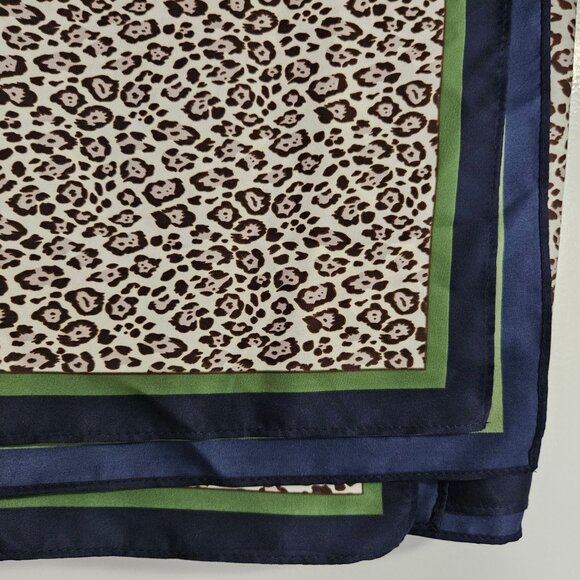 Banana Republic Animal Print Silk Scarf - Picture 2 of 3